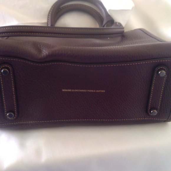 Coach Dark Purple Satchel - Picture 4 of 12